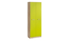 шкаф для одежды НМ 013.02-02 Акварель, цвет: Дуб Сонома + Лайм