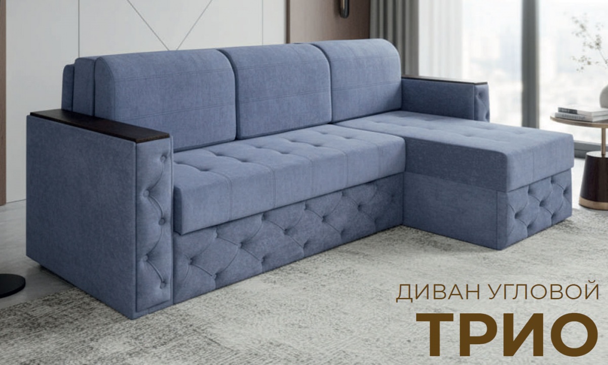 Фотография угловой диван-кровать Трио