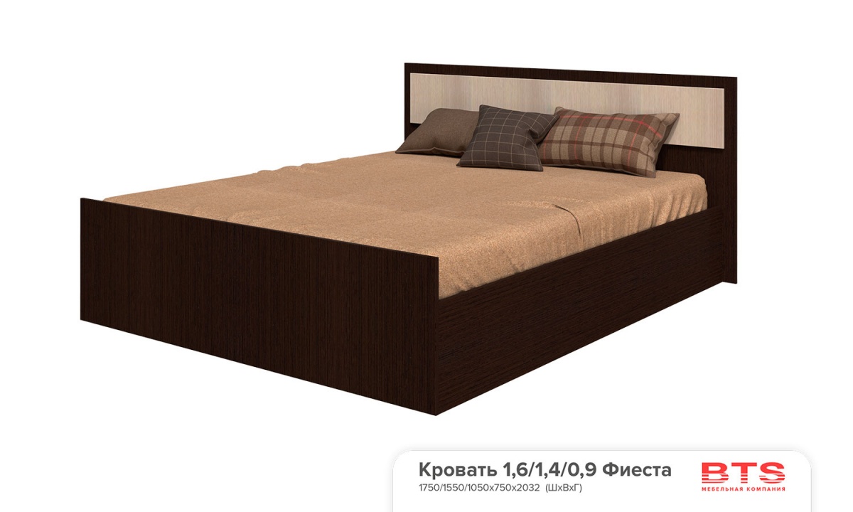 Фотография кровать Фиеста 1,4 LIGHT с проложками ДСП